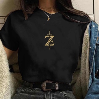 Camiseta feminina algodao zelda