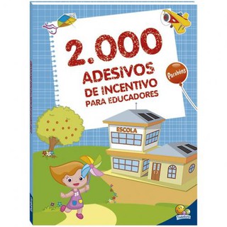 LIVRO COM 2000 ADESIVOS DE INCENTIVOS PARA EDUCADORES