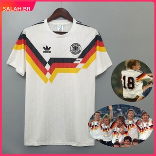 Retro 1990 Alemanha Camisa De Futebol Classics Germany Camisa Personalizada Número (1)