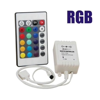 KIT Controle Fita LED RGB 24 Teclas 5050 3528 12V 6A (4)
