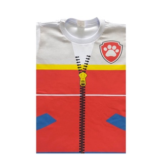 Camiseta Camisa Infantil Manga Curta Ryder Patrulha Canina (2)