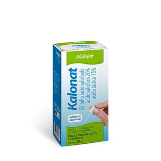 Kalonat - Ácido Salicílico + Ácido Láctico - Trata e Remove Calos e verrugas - Solução 10ml