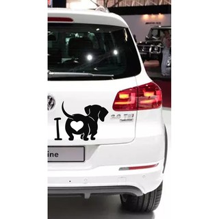 Adesivo Dachshund Cachorro Dog Pet Carro, Moto