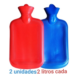 Kit 2 bolsas térmicas para compressa 2 litros cada de água quente e fria gelo para dor cólica etc