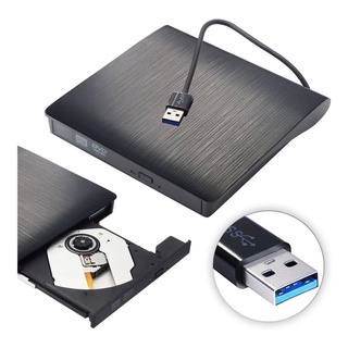 Gravador Dvd Cd Externo Portátil Usb 3.0 Slim Pc Note