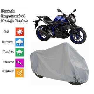 Capa Cobrir Moto Yamaha MT03 100 % Forrada e 100% Impermeável