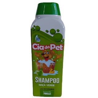 Shampoo Maça Verde PH Neutro Cia do Pet 700ml