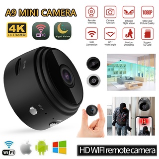 A9 Mini Câmera HD 1080 P IP Motion Sensor Sem Fio Filmadora Versão Noite De Vigilância De Segurança Ao Vivo Wi-Fi