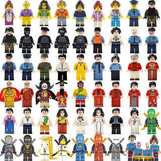 1, 8, 30 e 50 Peças Aleatórias Mini Figuras Blocos de Contrução LEGO - Desenhos Animados (6)