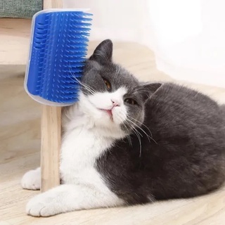 Escova de Canto Massageadora Escovadeira Para Gatos Com Catnip (4)