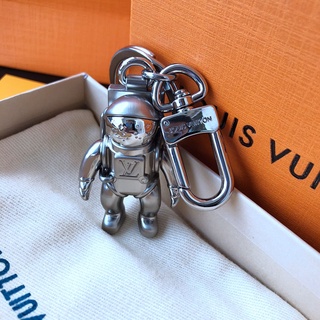 L Porta-chaves de titânio em aço com fivela de chaveiro de carro pendente de astronauta / masculino / feminino