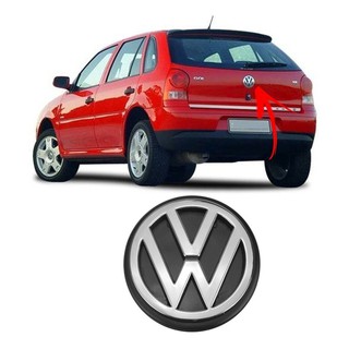 Emblema Volkswagen Porta Malas Logo VW Fox Gol G4 105mm