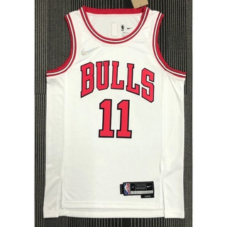 3 Estilos 2022 NBA jersey Chicago Bulls 11 # DeROZAN 75th Branco new logo Camisa De Basquete