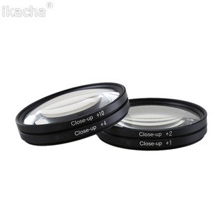 Ikacha Macro Close Up Filtro De Lente + 1 + 2 + 4 + Kit Filtro 10 49 52 55 58 62 67 72 77 82mm Para Canon Para Nikon Câmera Sony (4)