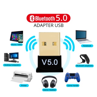 5.0 Adaptador Bluetooth USB Receptor de Áudio Bluetooth Suporte Transmissor Win8/10 Sem Driver