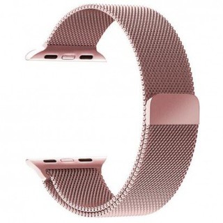 Pulseira Smartwatch Ajustavel Apple Watch e Iwo Magnética Milanese de Aço (1)