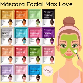 Máscara Facil de limpeza Max Love skin care / Ouro, pepino, removedor de cravos, mascara preta (1)