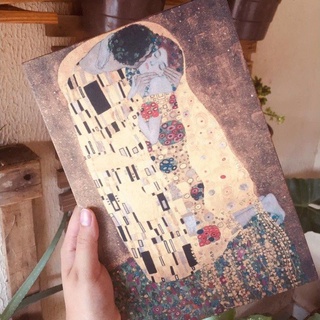 Quadro tela. O Beijo: Gustav Klimt.