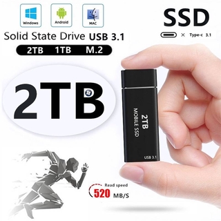 SSD high speed mobile solid state drive 2TB 1T 500G