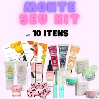 Monte Seu Kit com Produtos de SkinCare Kit Iniciante Limpeza Facial Cuidados com a Pele Kit Completo Skin Care Leia a Descrição