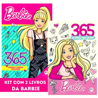 Kit Livro 365 Barbie Atividades e Colorir - Desenhos Maravilhosos