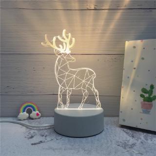 Luminária de Mesa de LED 3D Luz Noturna Decorativa (3)
