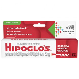 HIPOGLOS CREME CONTRA ASSADURA HIPOGLÓS ORIGINAL TRATA E PREVINE COM 45G.