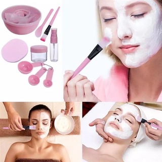 Kit 9 Pçs Skin Care Para Máscaras de Argila DIY Cuidados Faciais