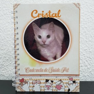 Caderneta Pet Personalizada para Gatos