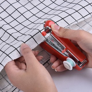Mini Máquina De Costura Manual Portátil De Mão Tecido