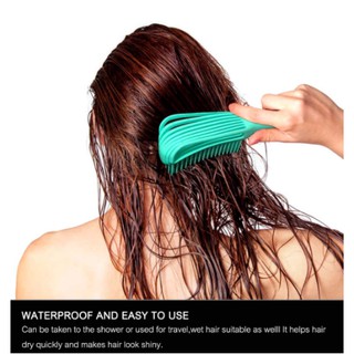 Pente De Cabelo Desembaraça Ar Escova para cabelo cacheados e crespos escova tipo polvo de Massagem Define Cachos - ESCP001 (7)