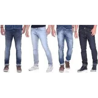 Kit 03 Calças Jeans Masculina Skinny, Vários Modelos (3)