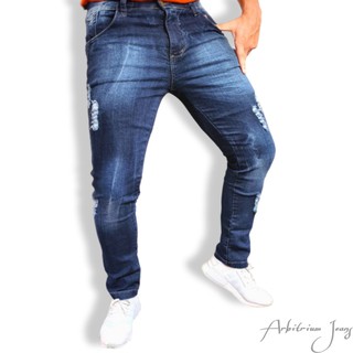 KIT 10 calças masculina jeans destroyed rasgada slim skinny atacado sacoleira oferta (6)