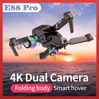 WEBRAVO HOT Drones Mini E88 Pro 4k Profissional Com Dual Camera Full Wide Angle Wifi