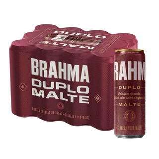 Cerveja Brahma Duplo Malte 350ml Pack (12 Unidades