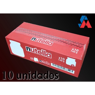 Nutella 140g - Caixa 10 Unidades - Creme de avelã com Cacau - Ferrero