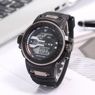 Relógio masculino casal moda impermeável multifuncional LED eletrônico relógio de pulso,pulseira masculina,relogio (1)
