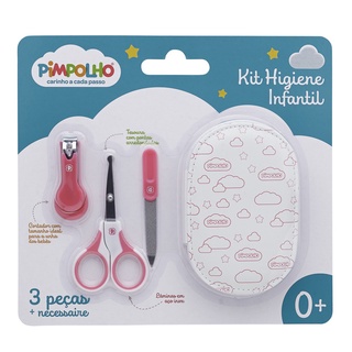 Kit Higiene Infantil 3 Pecas Rosa - PIMPOLHO 87341 (4)