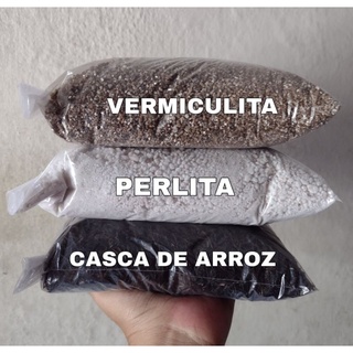 Perlita Vermiculita Casca de Arroz Substrato 🌿 (1)