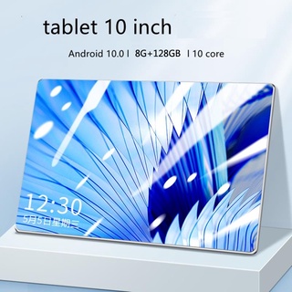 2022 Tablet PC Novo 10.1 Polegada 6G + 128 Gb Android 10.0 De Armazenamento HD WIFI Dual SIM Card Gaming Para Presentes