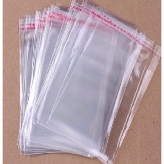 100 Sacos Adesivado transparente Plástico, Embalagens 6x9