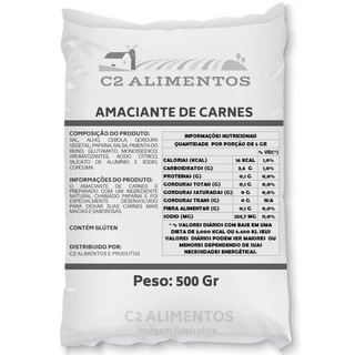 Amaciante de Carnes Especial C/ Especiarias 500gr - Carnes - Churrasco - Cozidos