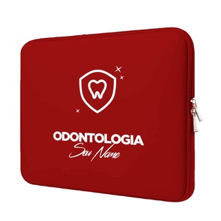 Capa Case Pasta Maleta Notebook Macbook Personalizada Neoprene 15.6/14.1/13.3/12.1/11.6/17.3/10.1 Odontologia 1 (8)