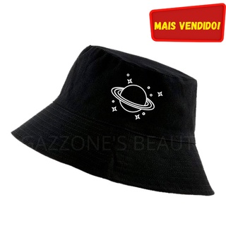 Chapeu Bucket Hat Feminino Planeta Terra Envio 24h
