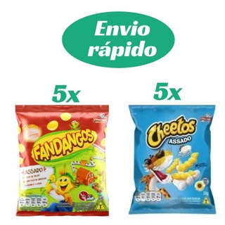 Kit 5 Fandangos 22g + 5 Cheetos 20g Pacotinhos