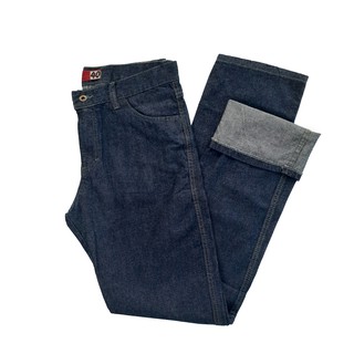 Calça Jeans Masculina Tradicional Reta Trabalho Plus Size Grande Sem Lycra