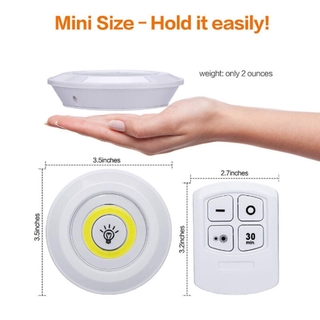 Dimmable LED Under Cabinet Light with Remote Control Battery Operated (2)