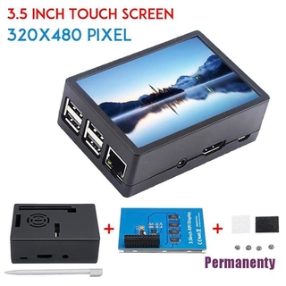 Permanentey% + 3.5 "320X480 Tft Touch Screen Display Lcd Case Para Raspberry Pi A B A + 2b 3b 3b + (1)
