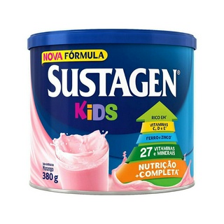 Complemento Alimentar Sustagen Kids - 380g 1 Unidade Morango