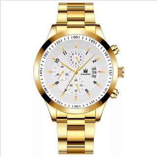 Three-eye creative watch alloy steel business watch leisure fashion quartz watch (5)